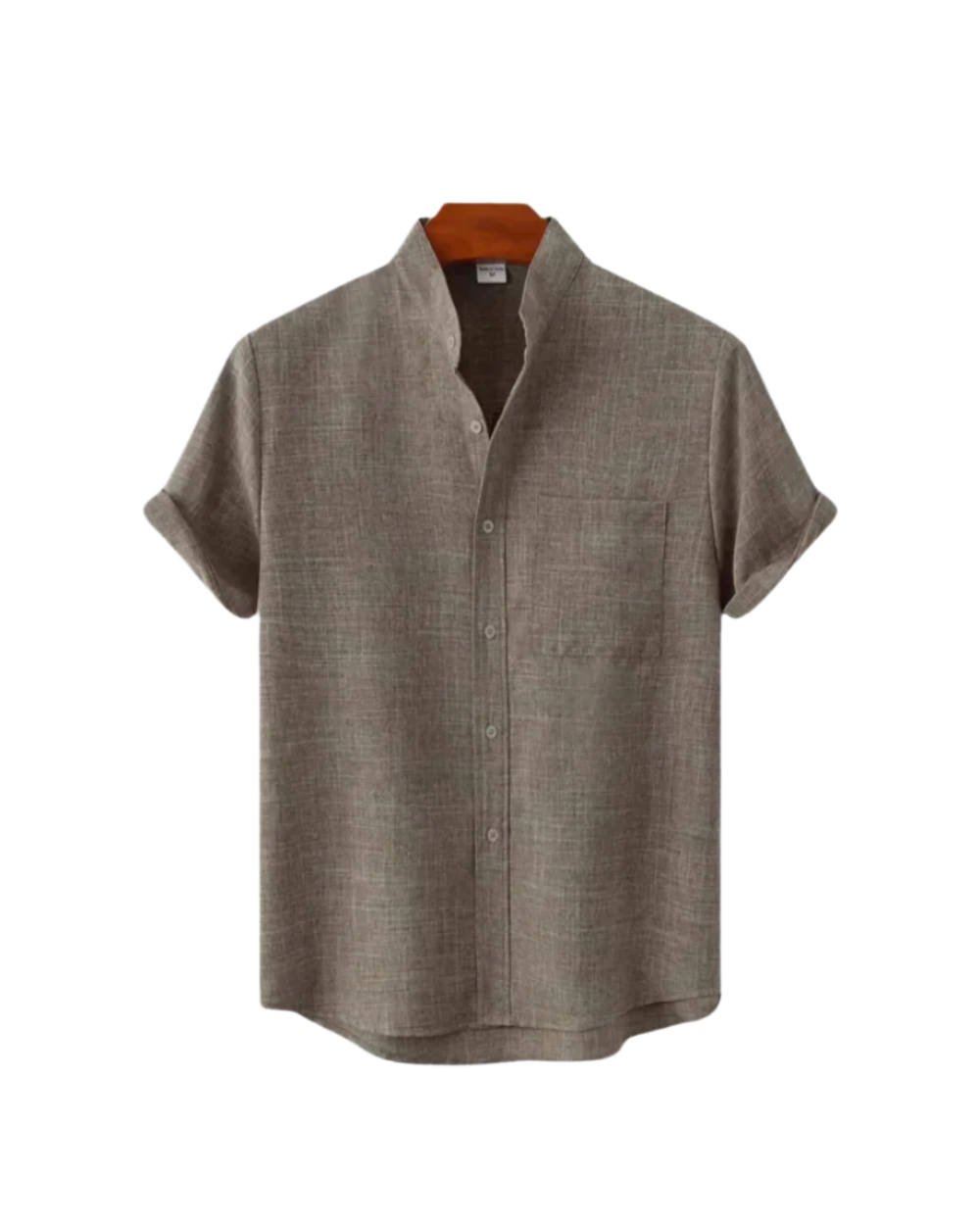 Venice linnen shirt met korte mouwen