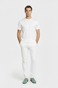 Luxe Glanzend Wit T-shirt