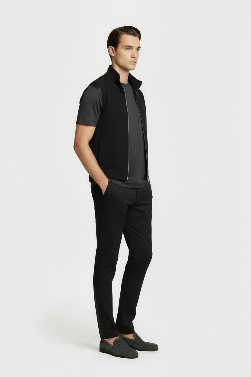 Zwart Tech Gilet