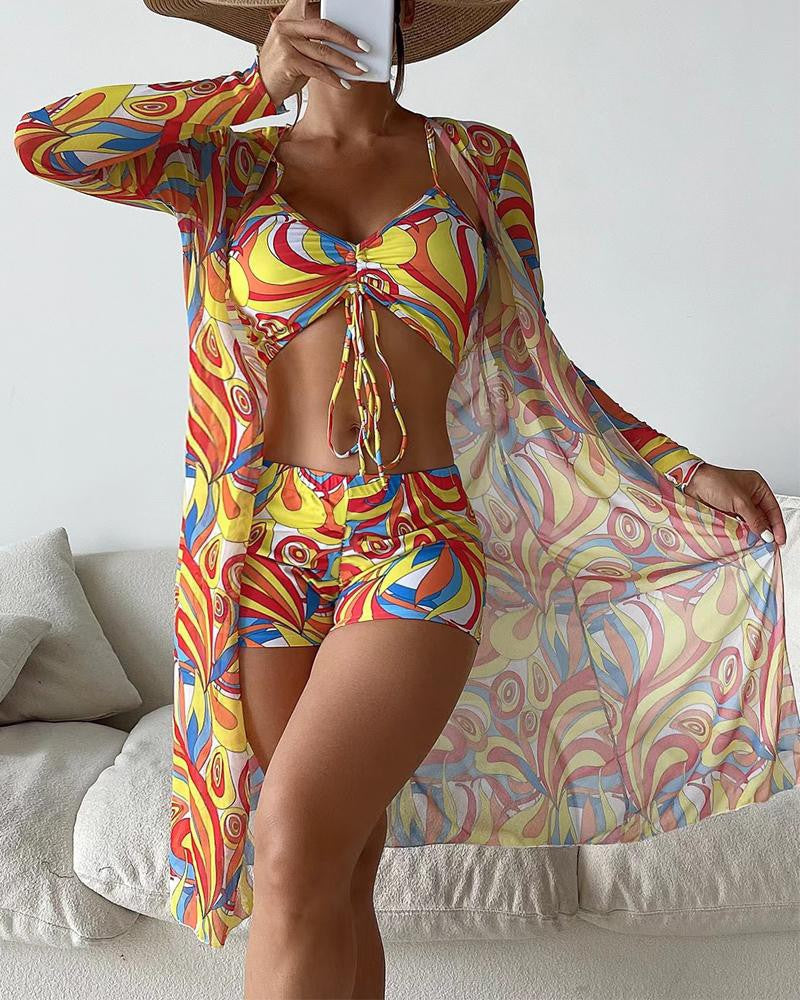 Driedelig Luxe Bikini-Set