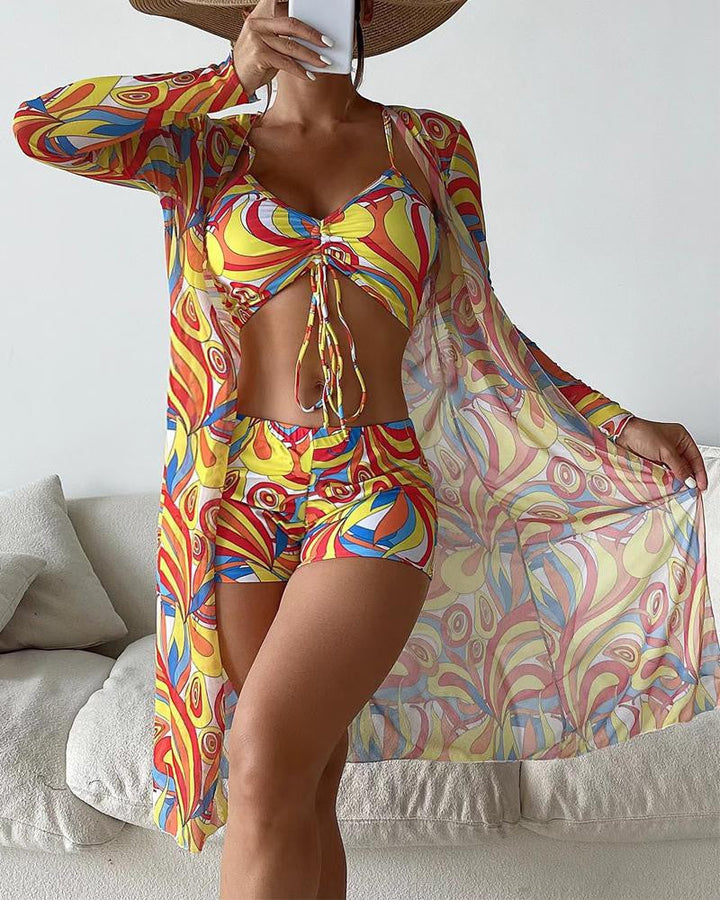 Driedelig Luxe Bikini-Set