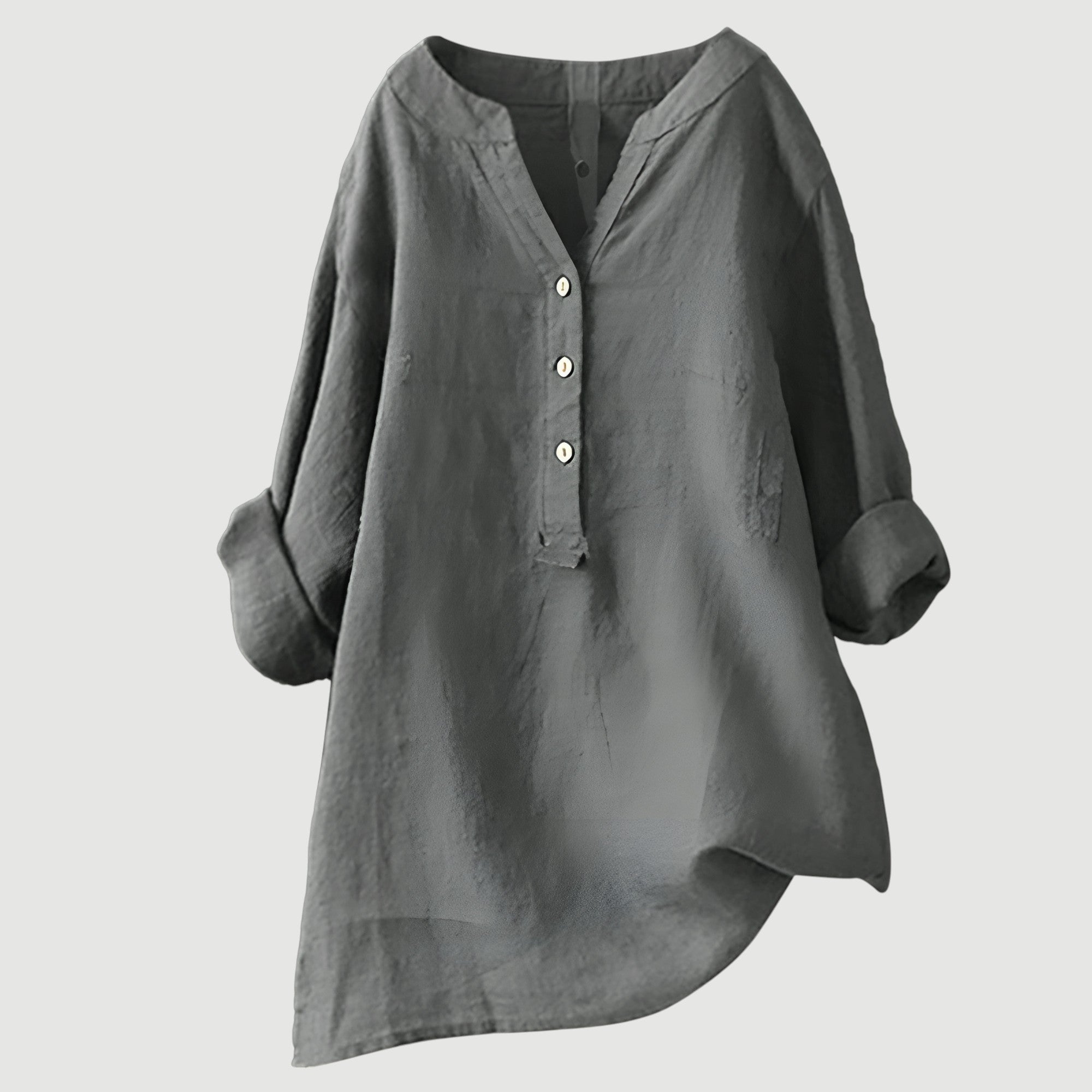 Sander & Sophie® | Luchtige en comfortabele blouse met knoopsluiting