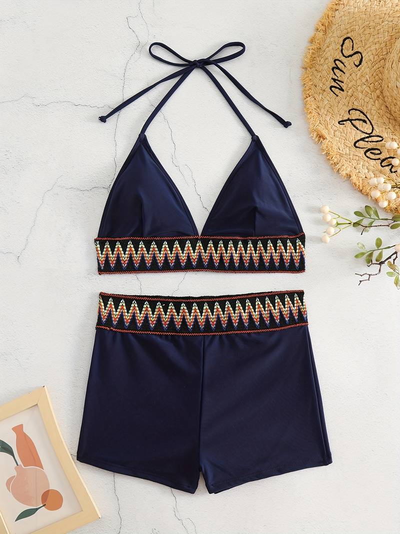 Vienna -Elegante Bikini Met Hoge Taille En Top