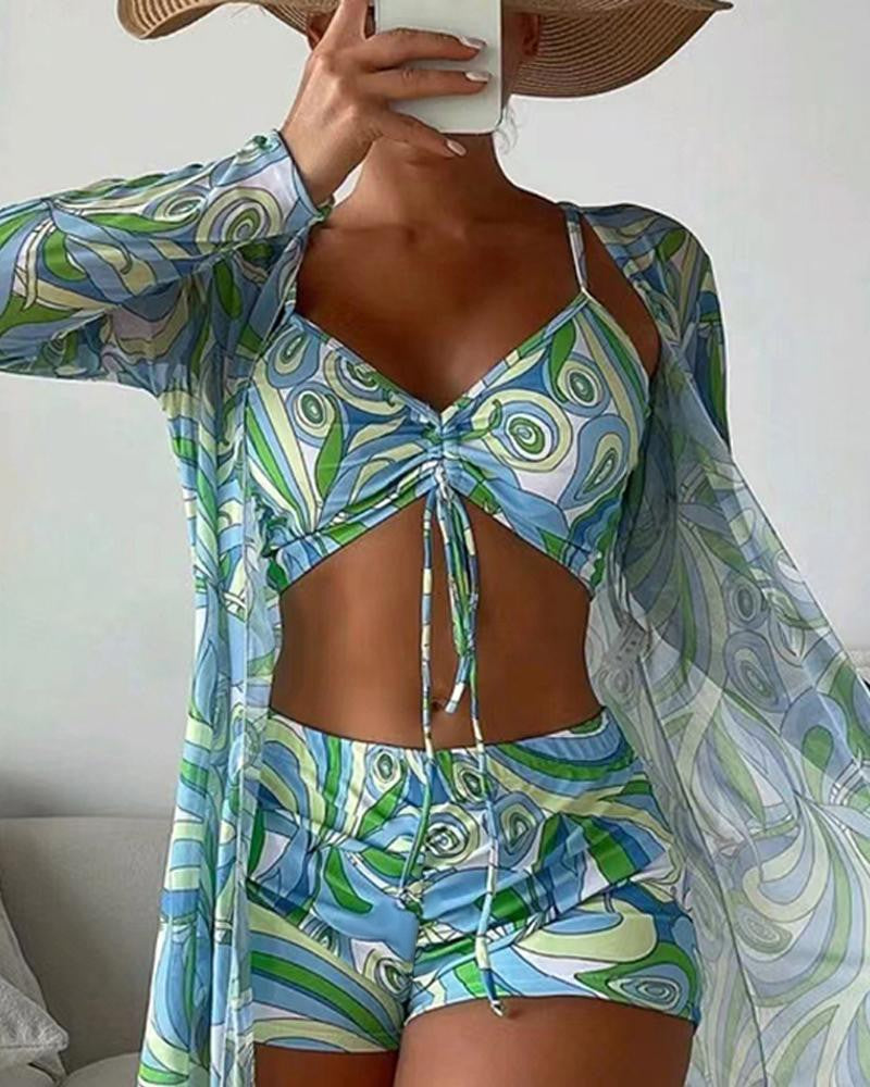 Driedelig Luxe Bikini-Set