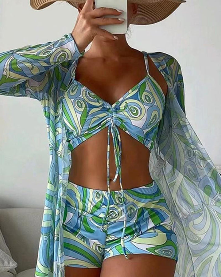 Driedelig Luxe Bikini-Set