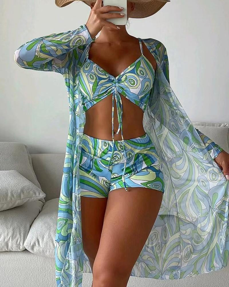 Driedelig Luxe Bikini-Set