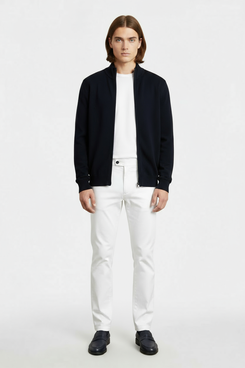 Luxe Gebreid Vest Zwart