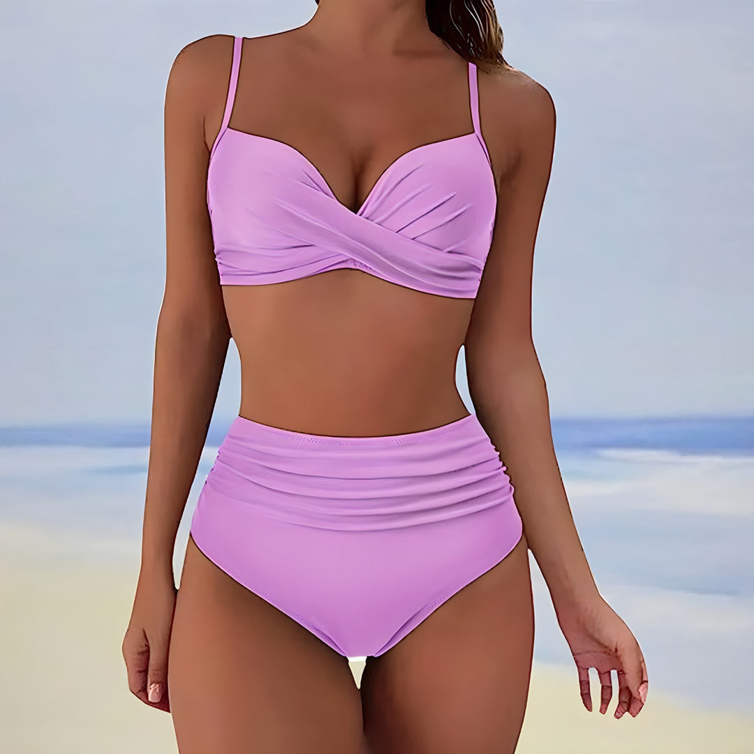 Stijlvolle Bikini Met Hoge Taille