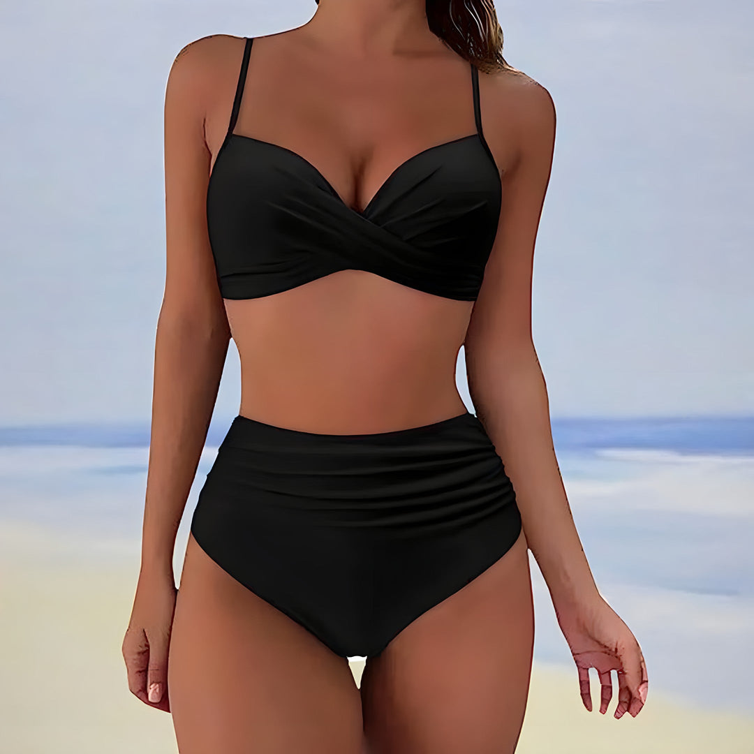 Stijlvolle Bikini Met Hoge Taille