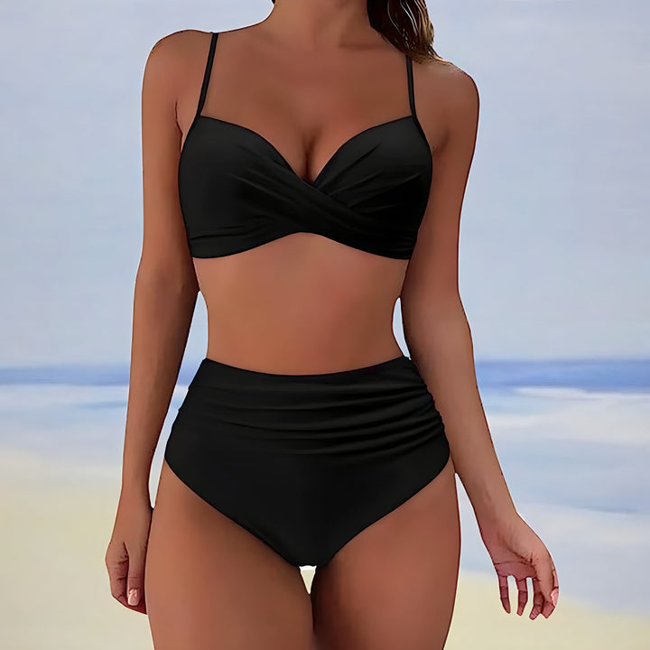 Stijlvolle Bikini Met Hoge Taille