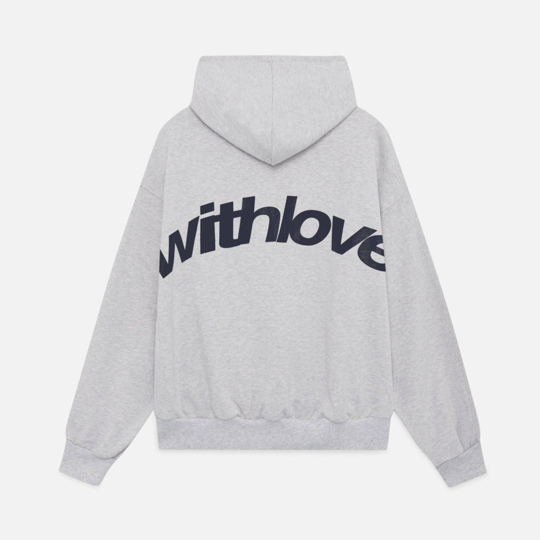Hoodie met Gotische Print voor Streetwear Liefhebbers