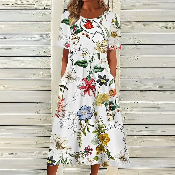 Zomer Shift Jurk met Bloemenprint