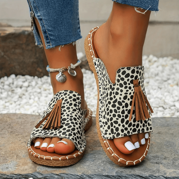 Mireille™ | Sandalen met Boheemse Print