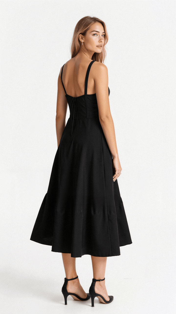 Elegante Taillejurk met Korseleffect