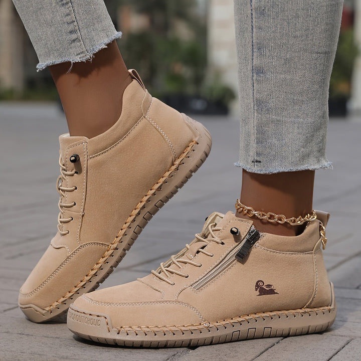Olivia | Orthopedische Dames Sneakers met Ritssluiting