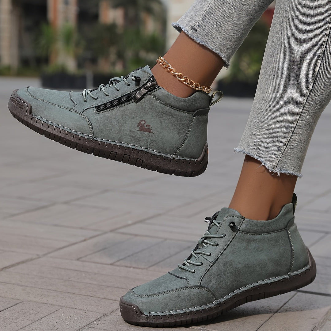 Olivia | Orthopedische Dames Sneakers met Ritssluiting