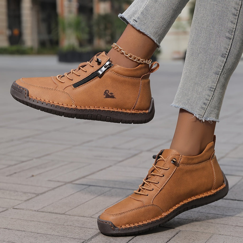Olivia | Orthopedische Dames Sneakers met Ritssluiting