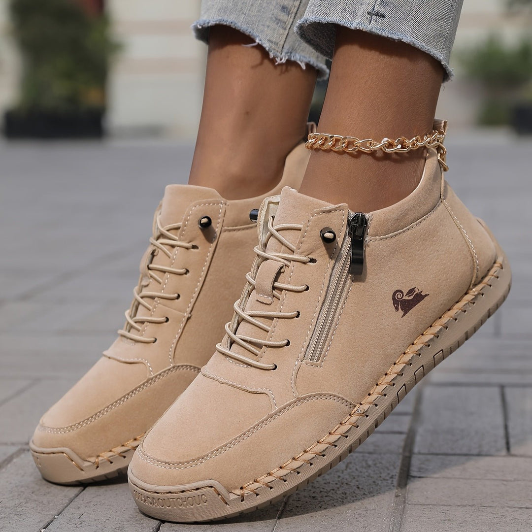 Olivia | Orthopedische Dames Sneakers met Ritssluiting
