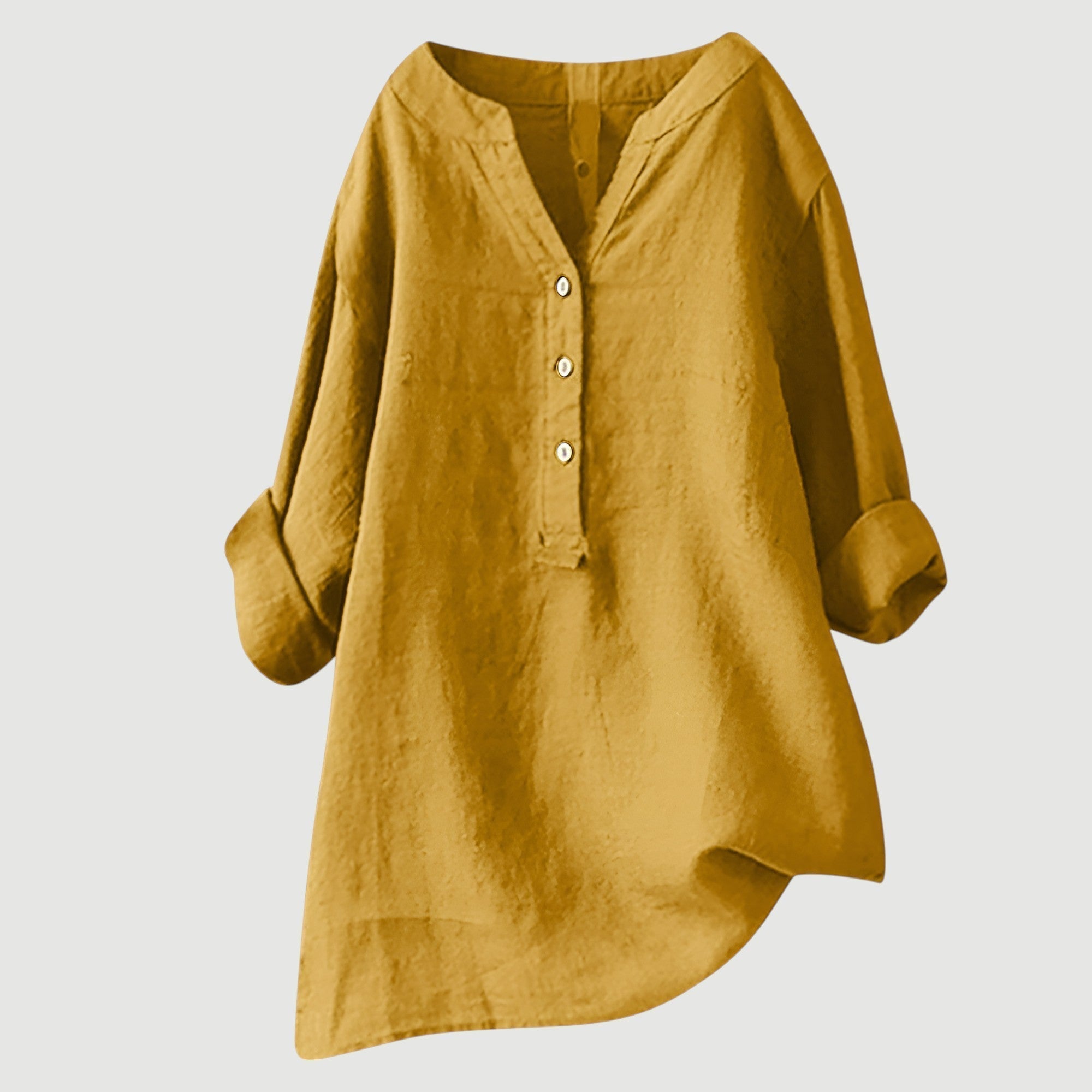Sander & Sophie® | Luchtige en comfortabele blouse met knoopsluiting